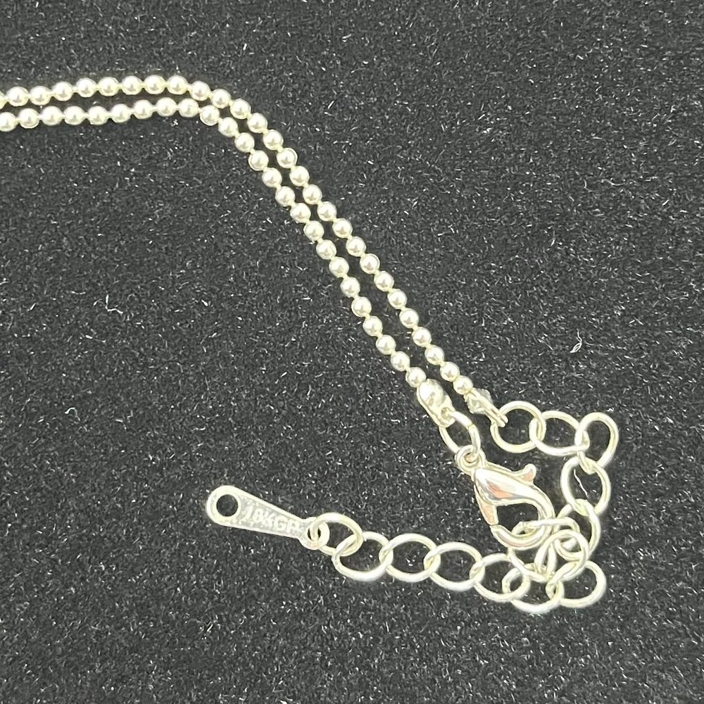 Beautiful Multi Colored Gemstone Silver Chain Nec… - image 6